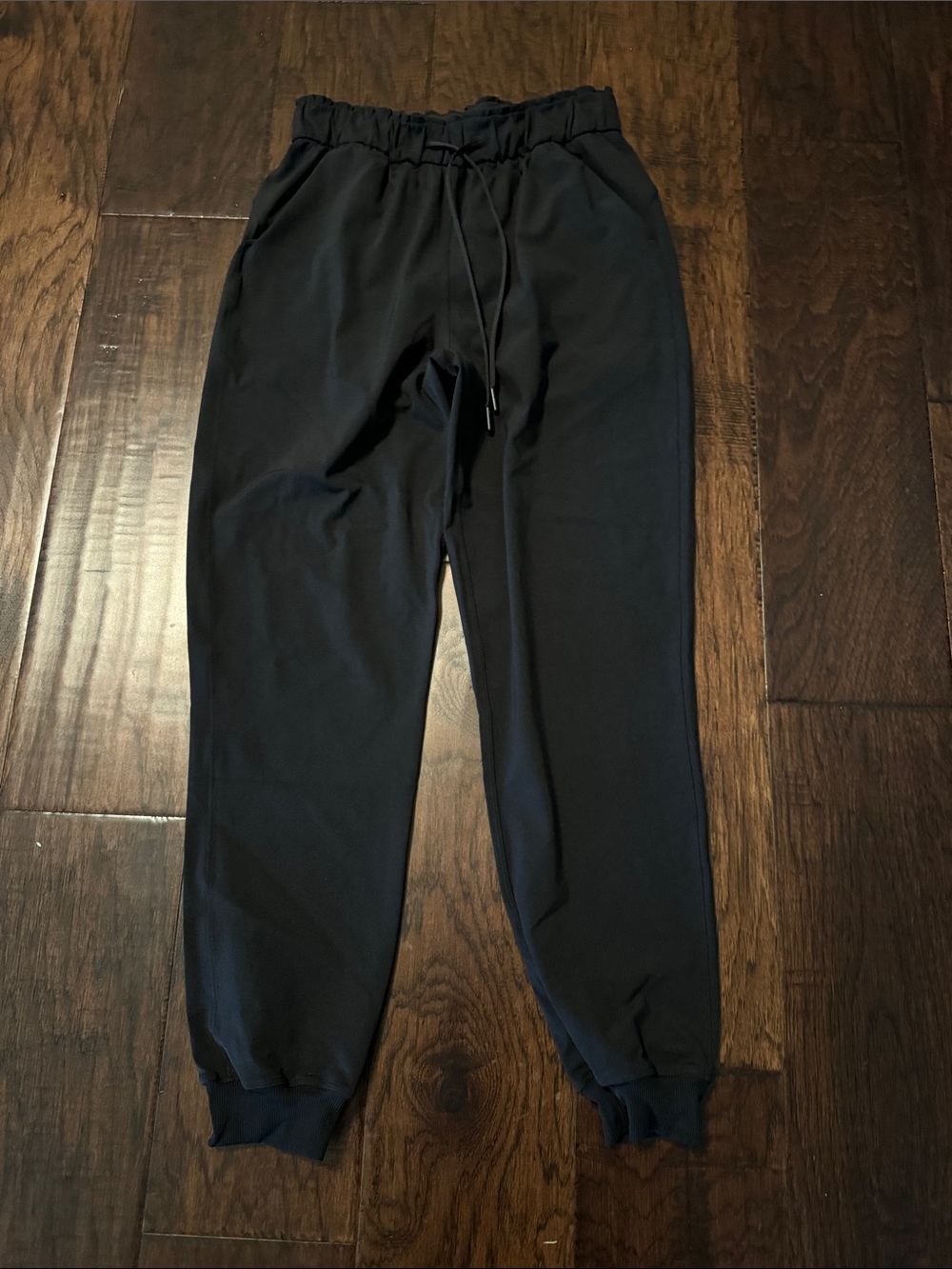 Women’s Lululemon Black Jogger Pants - Elastic Waist with Drawstring